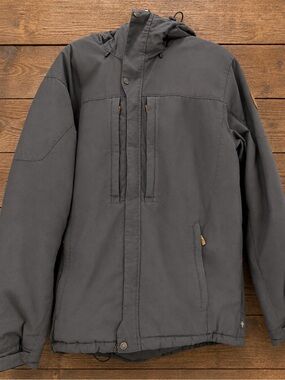 Fjallraven Skogso Padded Jacket Men’s XXL Black Insulated Hooded 82279